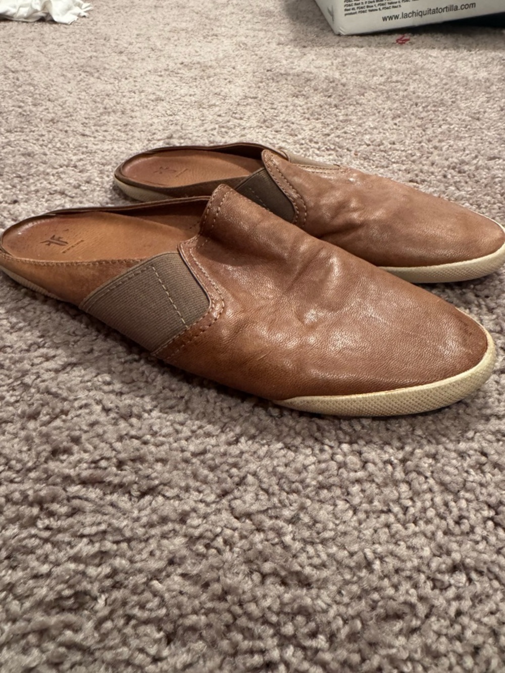 Women’s Frye Slip-On Mule Sneakers in Brown